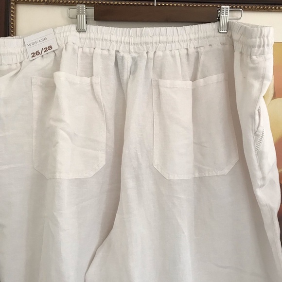 Wide Leg Linen Pants - Picture 9 of 10